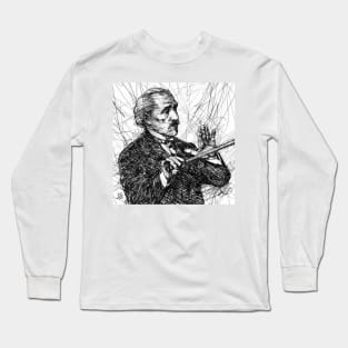 ARTURO TOSCANINI ink portrait .2 Long Sleeve T-Shirt